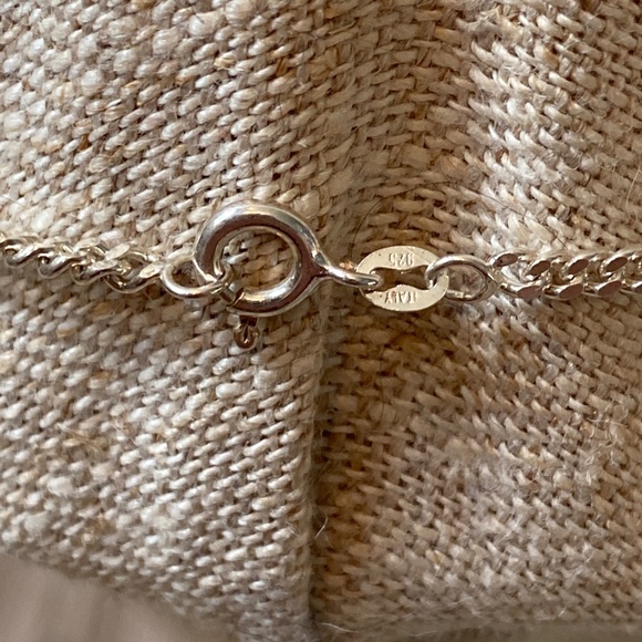 Tiffany Jumbo Heart Tag on Silver 20” Chain - Picture 3 of 11